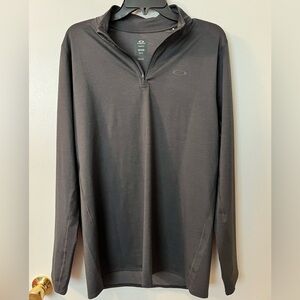 Oakley Charcoal Quarter-Zip Pullover